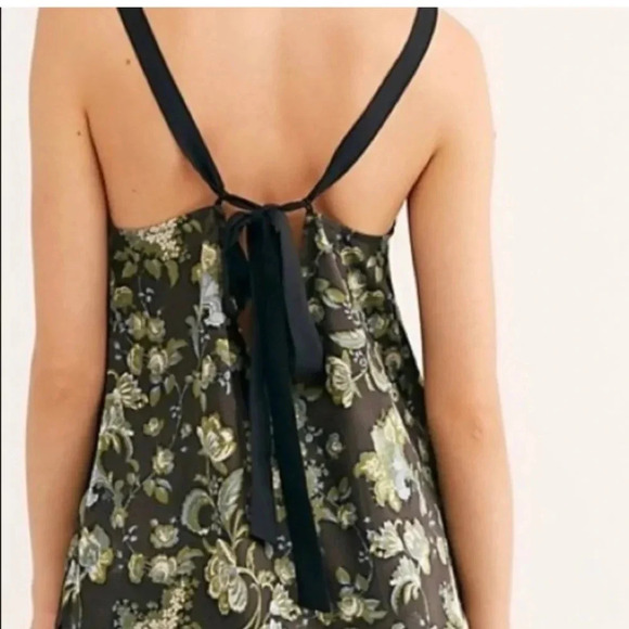 Free People Solstice Floral Satin Tank - Picture 4 of 10